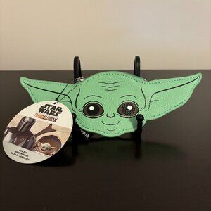 Funko Disney Star Wars Mandalorian Grogu Baby Yoda Green Coin Purse NWT